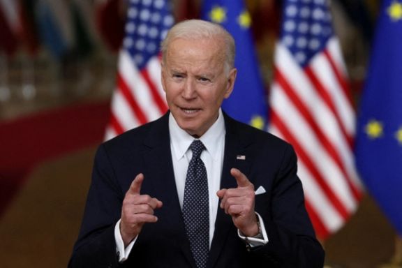 President Joe Biden speaking at NATO summit on March 24, 2022