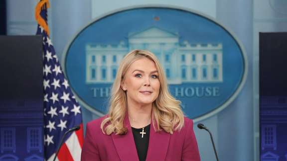 White House press secretary Karoline Leavitt