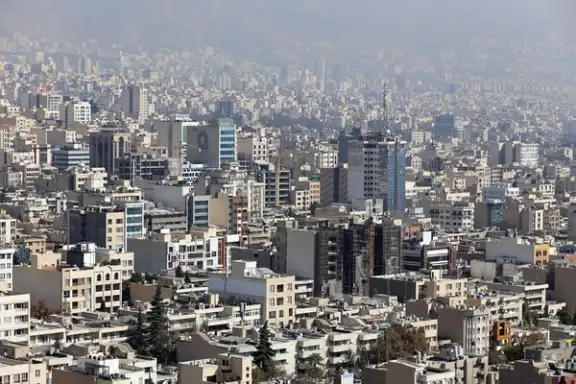 A general view of the Iranian capital, Tehran