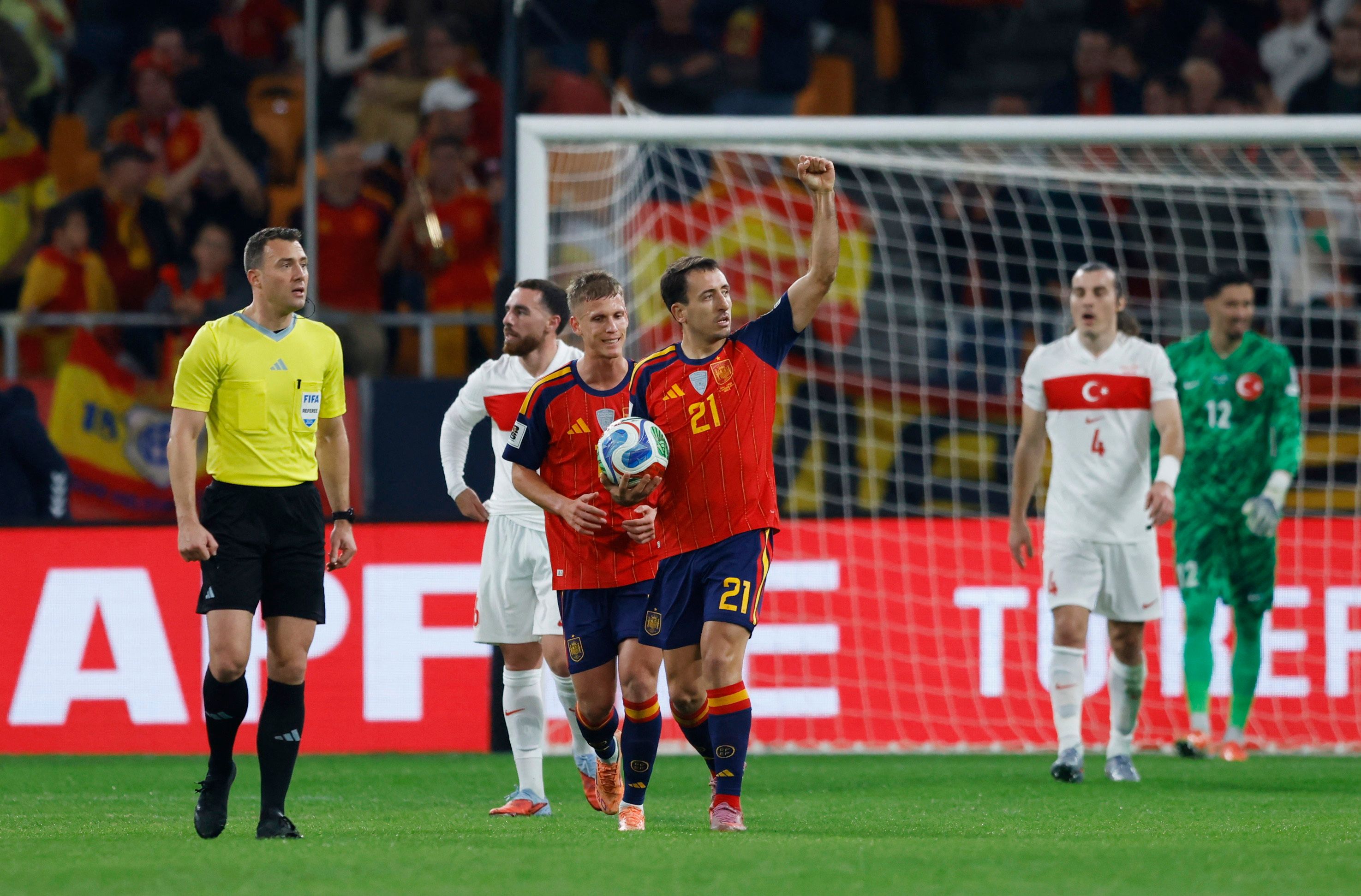 اسپانیا ۲-۲ ترکیه؛ راهیابی مدعی شماره یک قهرمانی به جام جهانی ۲۰۲۶