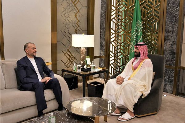 Saudi Crown Prince Meets Iran's Foreign Minister In Jeddah