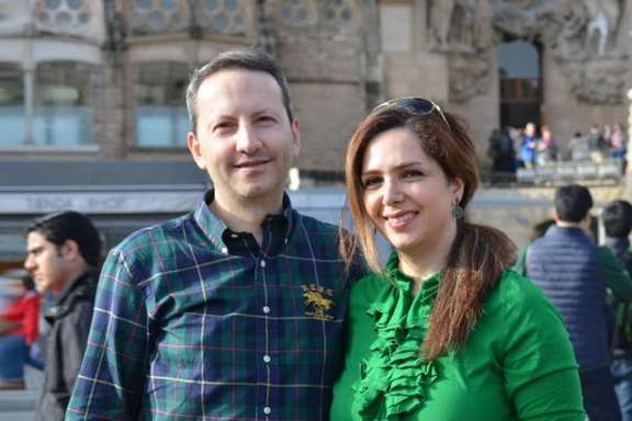Swedish-Iranian scientist Ahmadreza Djalali and his wife Vida Mehrannia
