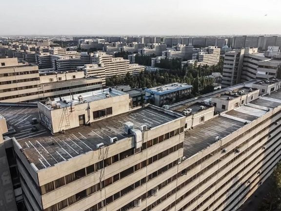 A view of the massive Ekbatan apartment blocks