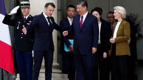 شی جین پینگ در پاریس؛ مکرون و فون در لاین خواستار تجارتی متعادلتر با چین شدند
