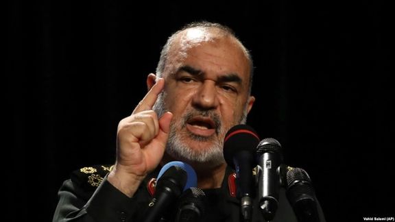 IRGC chief commander Hossein Salami. File photo