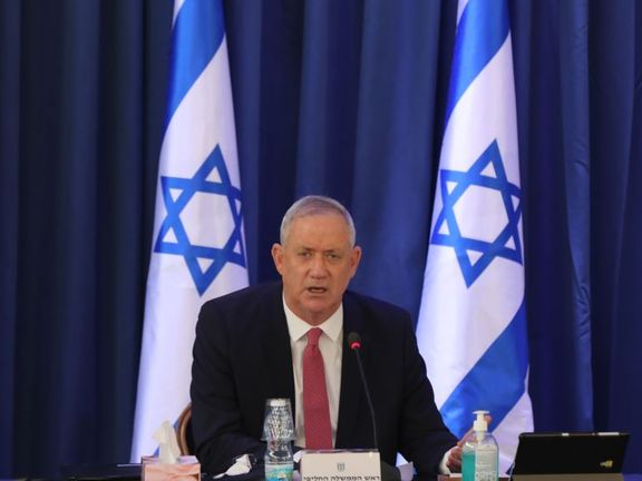 Israeli defense minister Benny Gantz
