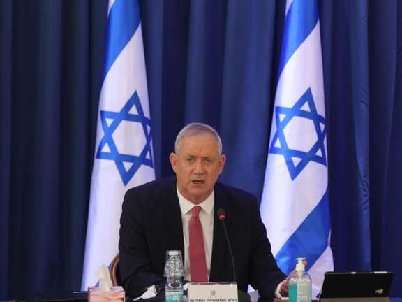 Israel's defense minister Benny Gantz.