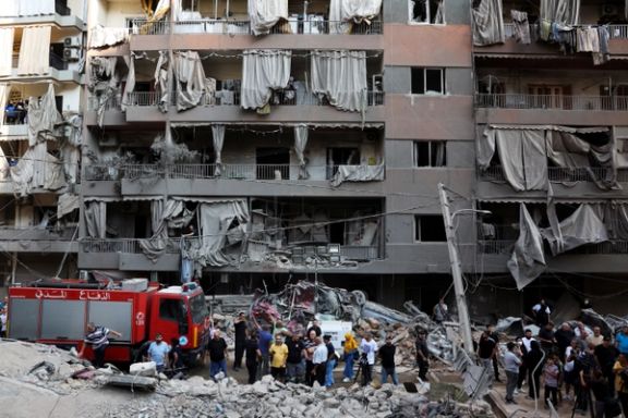 ویرانههای به جا مانده از حملات اسرائیل به بیروت، ۲۰ مهر