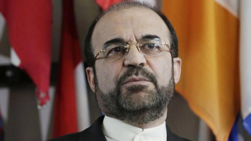 Reza Najafi, Iran's Deputy Foreign Minister for legal affairs. FILE PHOTO