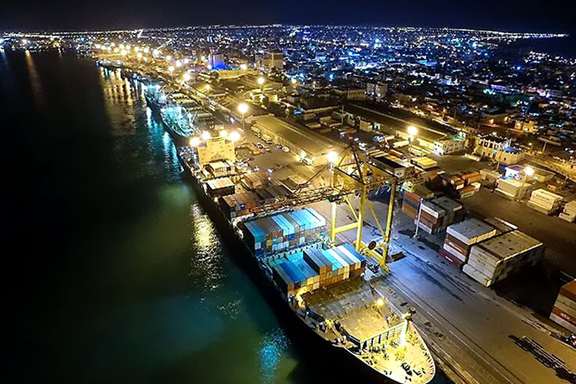 Bushehr port in southern Iran