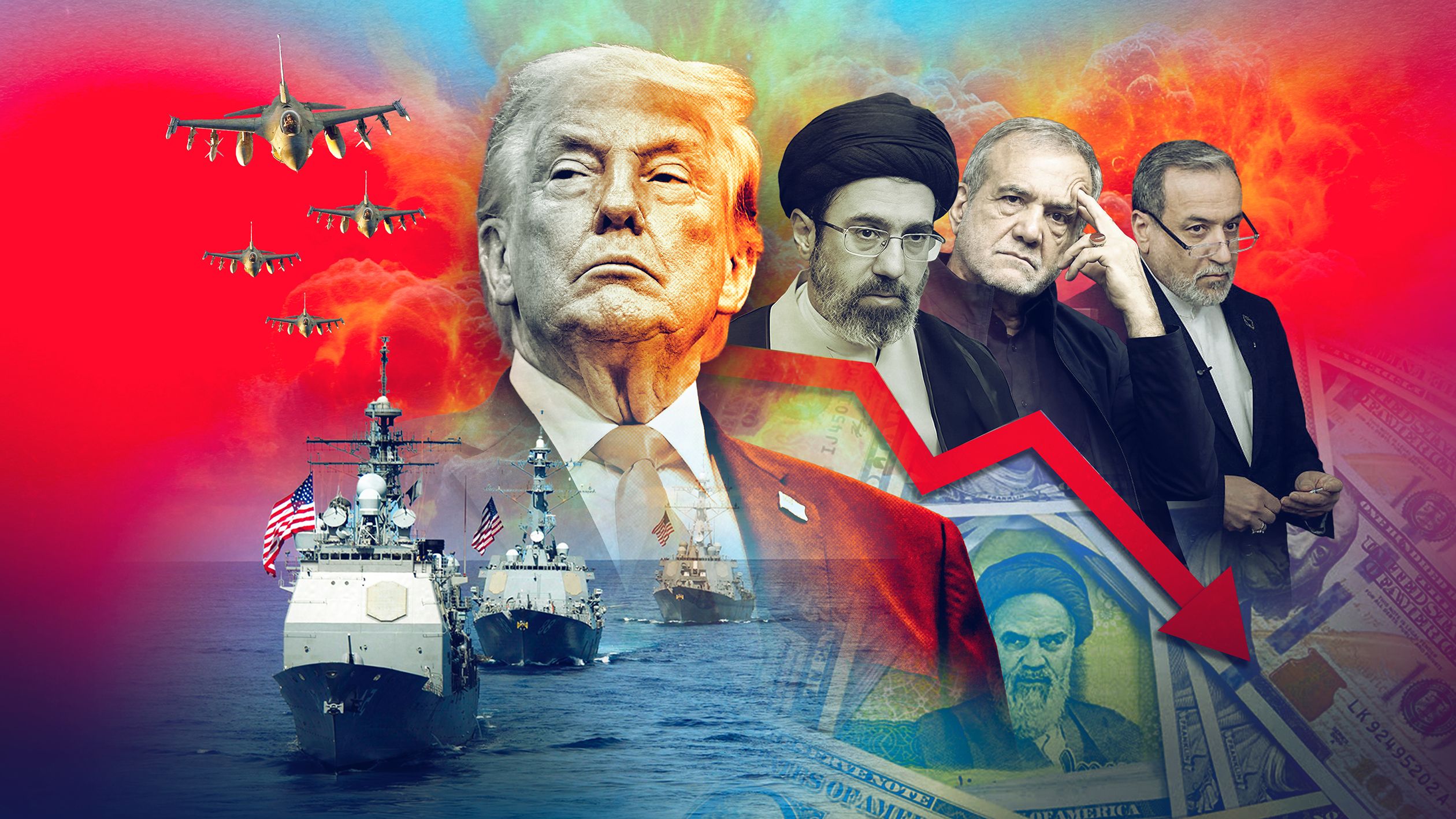 دوئل ترامپ با رهبران مقوایی تهران؛ آمریکا و جمهوری اسلامی برای دور جدید جنگ آماده می‌شوند