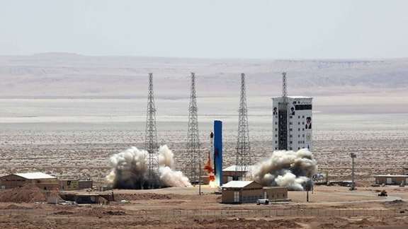 An Iran satellite launch. February 2021