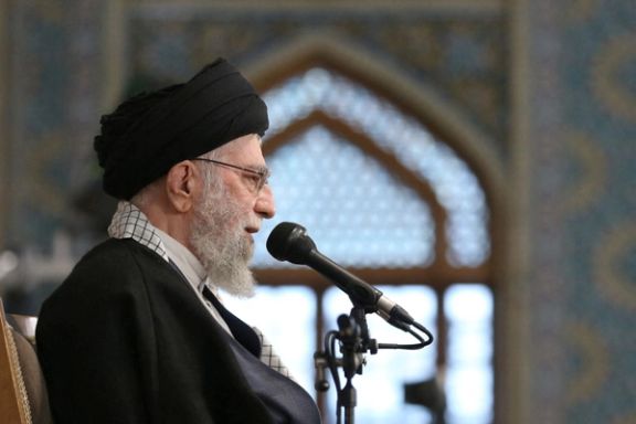 Iran's Supreme Leader Ali Khamenei speaks in Mashhad, March 21, 2023