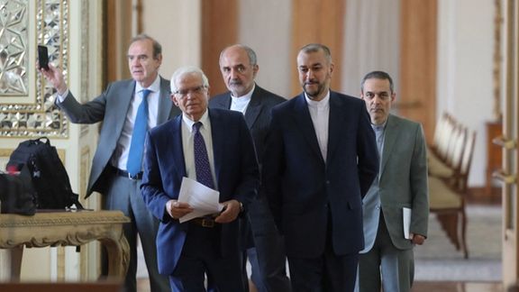 European Union officials in Tehran to discuss a resumption of nucler talks, on June 254, 2022