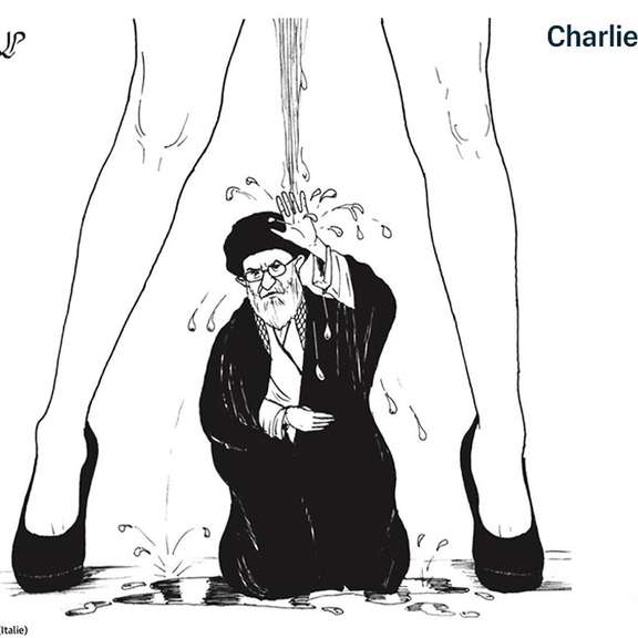 لنشرها كاريكاتيرا لخامنئي.. وزير الخارجية الإيراني يهدد صحيفة شارلي إيبدو بـ"رد حاسم"