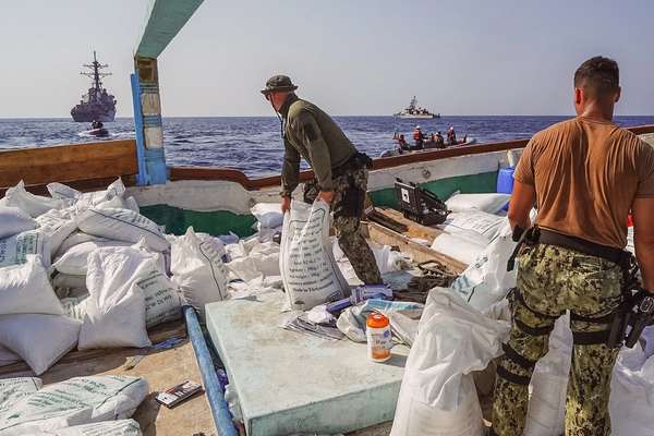 US Navy Intercepts ‘Massive’ Cargo Of Explosives On Vessel From Iran