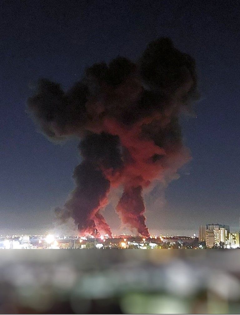 تهران بامداد سه‌شنبه هدف حملات هوایی قرار گرفت