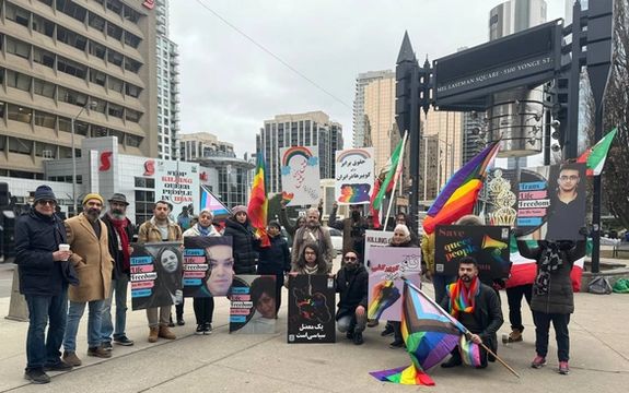 ایرانیان تورنتو کانادا در یادبود نوجوان کوییر کشته شده در تبریز تجمع برگزار کردند