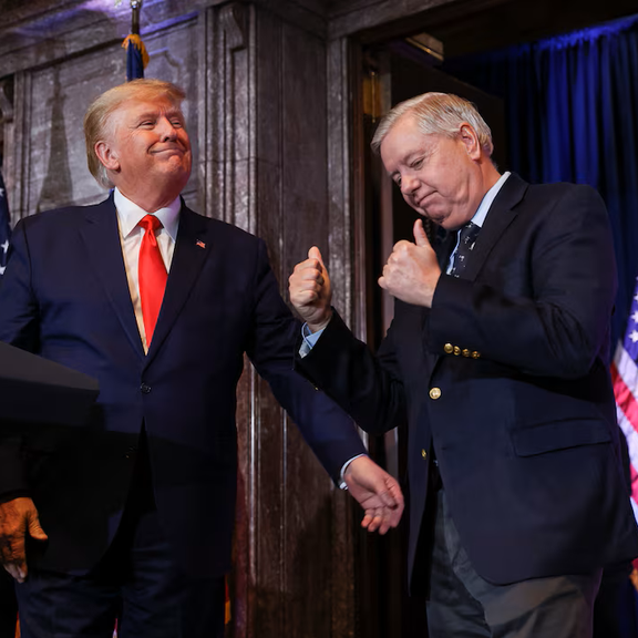 ليندسي غراهام: الضربة النهائية لخامنئي مزيج من شجاعة المتظاهرين وتحرك ترامب