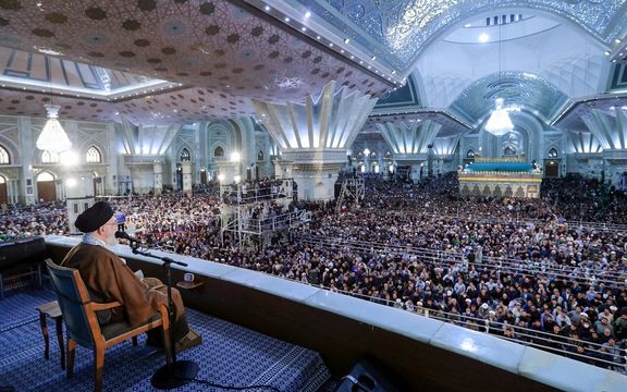 Khamenei Repeats Rhetoric About 'Enemies' In Televised Speech