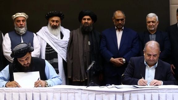 تفاهم همکاری اقتصادی حکومت ایران و طالبان باوجود تنش سیاسی بر سر آب هیرمند