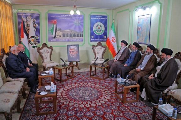 Khamenei's sons visit Hamas office in Tehran to convey condolences for the death of Yahya Sinwar
