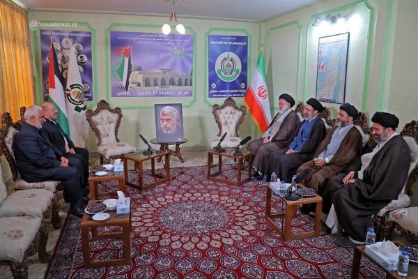 Khamenei's sons mourn Sinwar at Hamas office in Tehran