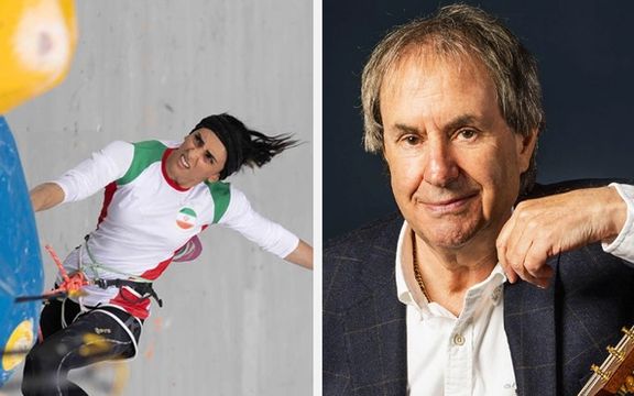 «آفرین الناز»؛ حمایت کریس دی برگ از زن سنگنوردی ایرانی