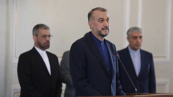Iran's foreign minister Hossein Amir-Abdollahian