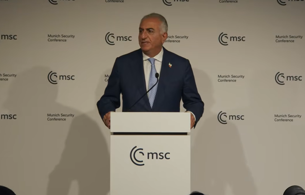 Pahlavi urges intervention, details transition roadmap in Munich