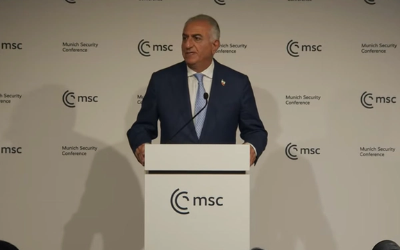 Pahlavi urges intervention, details transition roadmap in Munich