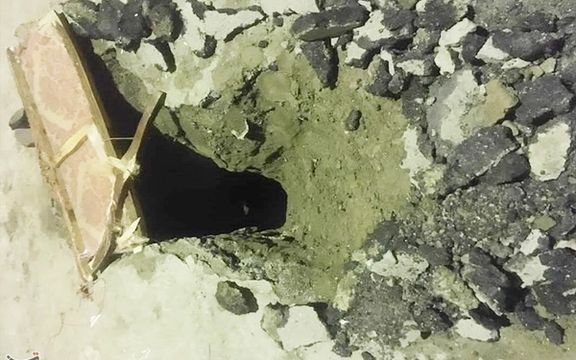 New Sinkhole Appears In Tehran As Sign Of Wider Crisis