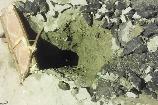 New Sinkhole Appears In Tehran As Sign Of Wider Crisis