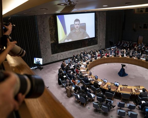 زلنسکی به شورای امنیت: روسیه را به دلیل جنایات هولناک علیه غیرنظامیان اوکراینی محاکمه کنید