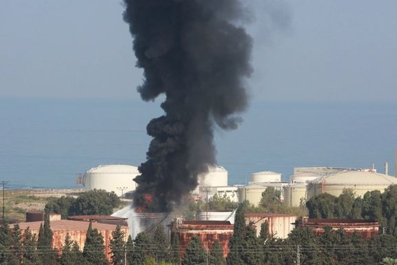 یک مخزن سوخت در تاسیسات نفتی منطقه الزهرانی لبنان دچار آتشسوزی شد