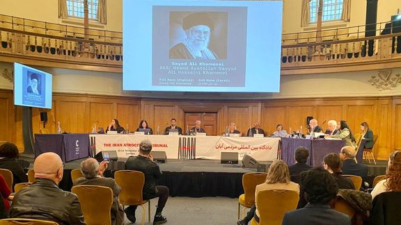 Iran Atrocities Tribunal in session in London. November 19, 2021