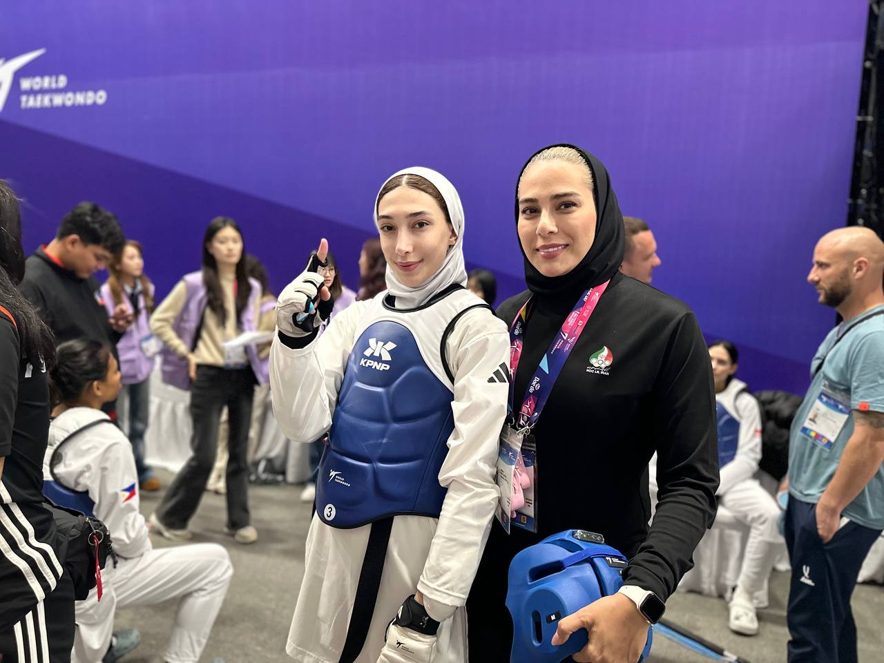 تکواندو قهرمانی جهان؛ مبینا نعمت‌زاده هم باخت و حذف شد