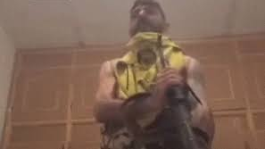 A screengrab from the moment Abol Korkor takes his own life on live video