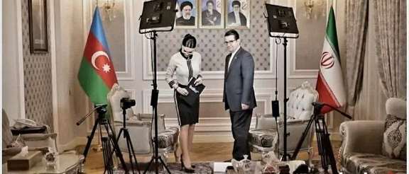 Iran's Ambassador to Azerbaijan Abbas Mousavi during an interview at Iran's embassy in Baku (March 2024)