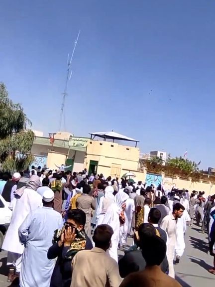 Protests in the city of Zahedan