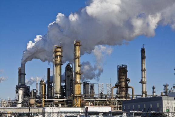 An Iranian oil refinery