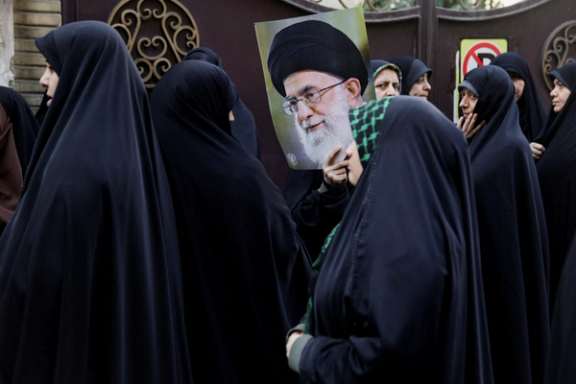 A pro-government rally in Tehran, January 12, 2026