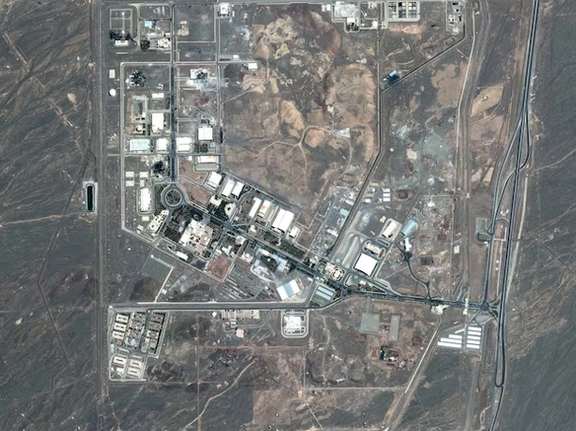A satellite image shows the Natanz nuclear facility in Iran after airstrike in Iran in this handout image dated June 15, 2025