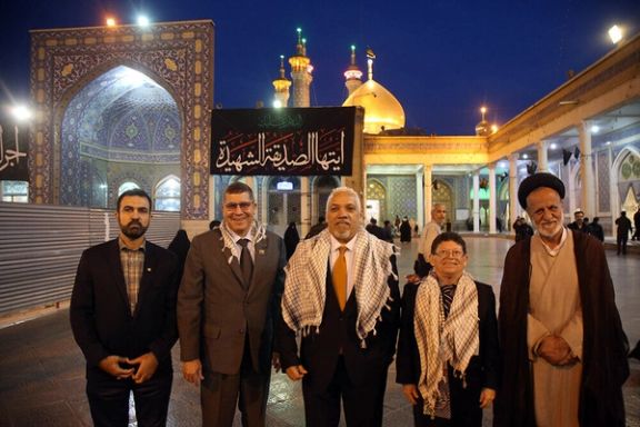 سفرای کوبا، ونزوئلا، بولیوی و نیکاراگوئه در تهران به «حرم حضرت معصومه» رفتند