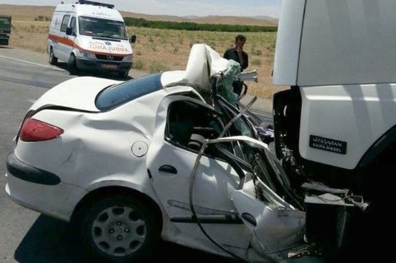 A car accident in Iran