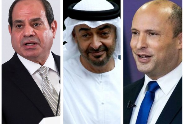 اجتماع لقادة مصر والإمارات وإسرائيل يبحث أزمة أوكرانيا والاتفاق الأميركي المحتمل مع إيران
