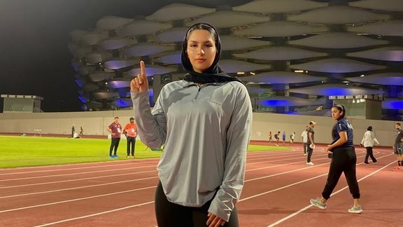 مهلا محروقی، در اعتراض به جنایت جمهوری اسلامی، از تیم ملی دوومیدانی کنارهگیری کرد