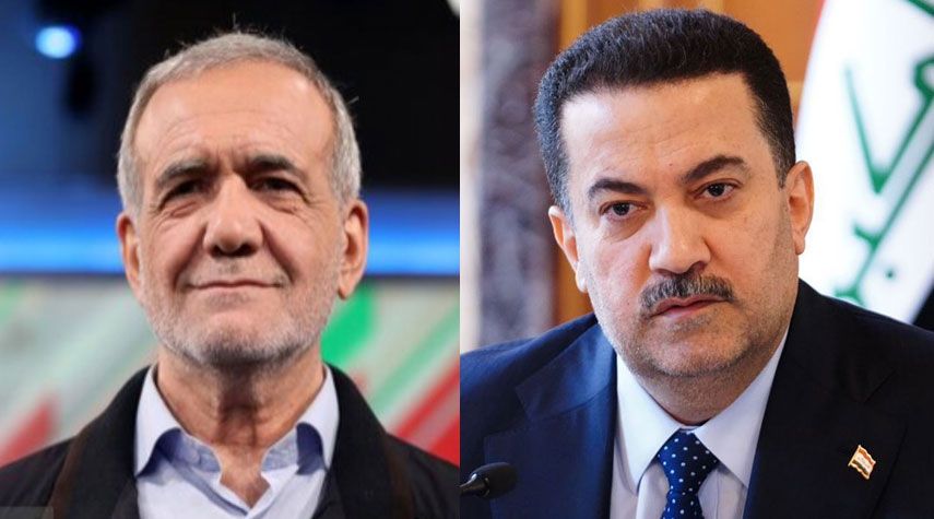 الرئيس الإيراني لرئيس وزراء العراق: عازمون على تنفيذ جميع اتفاقاتنا مع بغداد