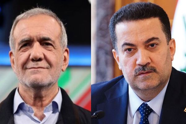 الرئيس الإيراني لرئيس وزراء العراق: عازمون على تنفيذ جميع اتفاقاتنا مع بغداد