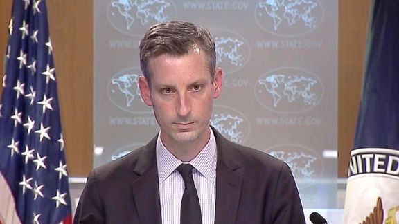 US State Department spokesperson Ned Price during a briefing